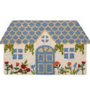 Perfecly Wonderful-Cottage Coir Door Mat. The cutest hard working doormat ever
